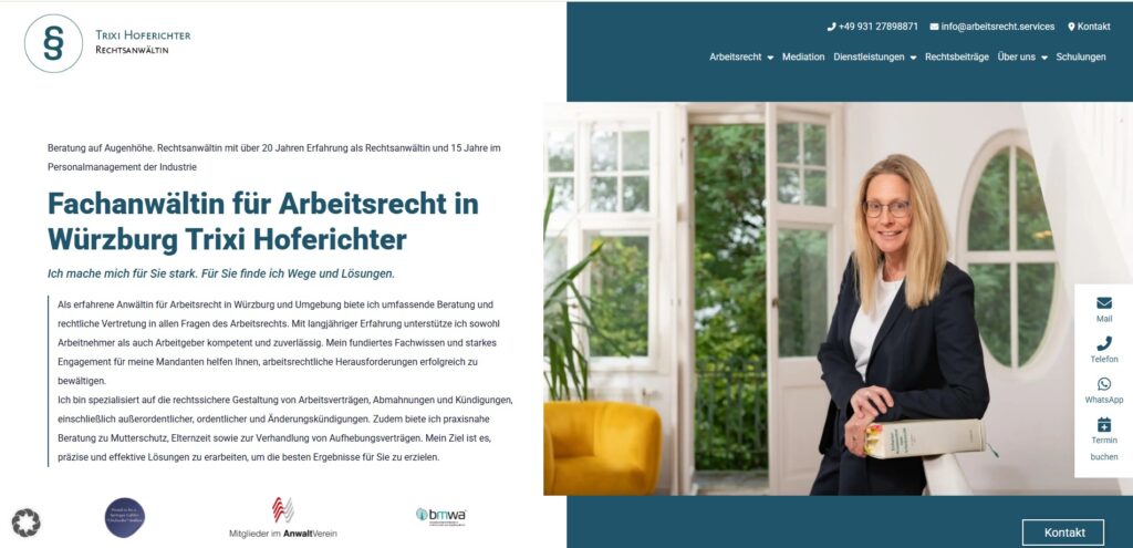 Ommatic's success in labor law services, Trixi Hoferichter