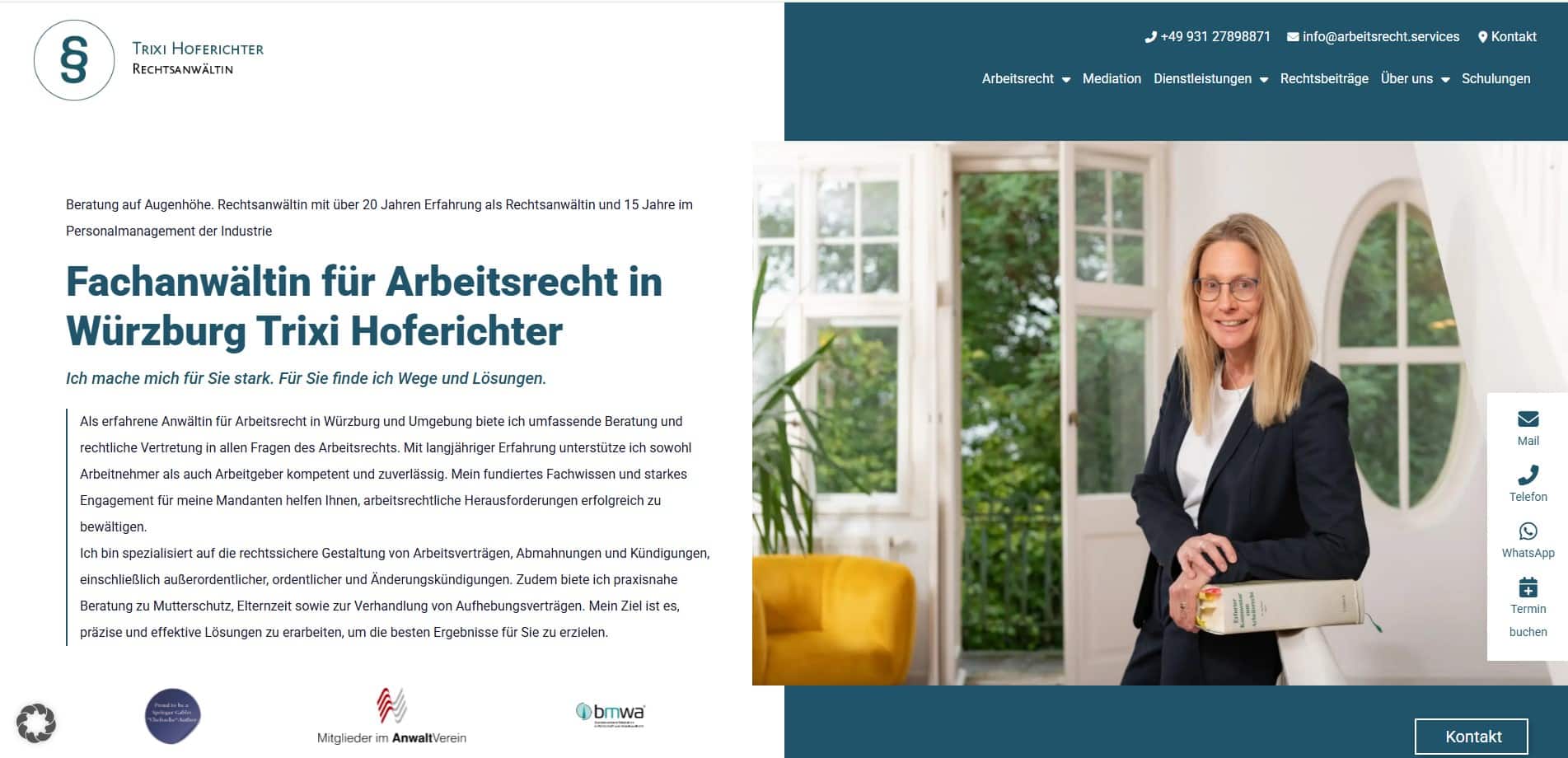 Ommatic's success in labor law services, Trixi Hoferichter